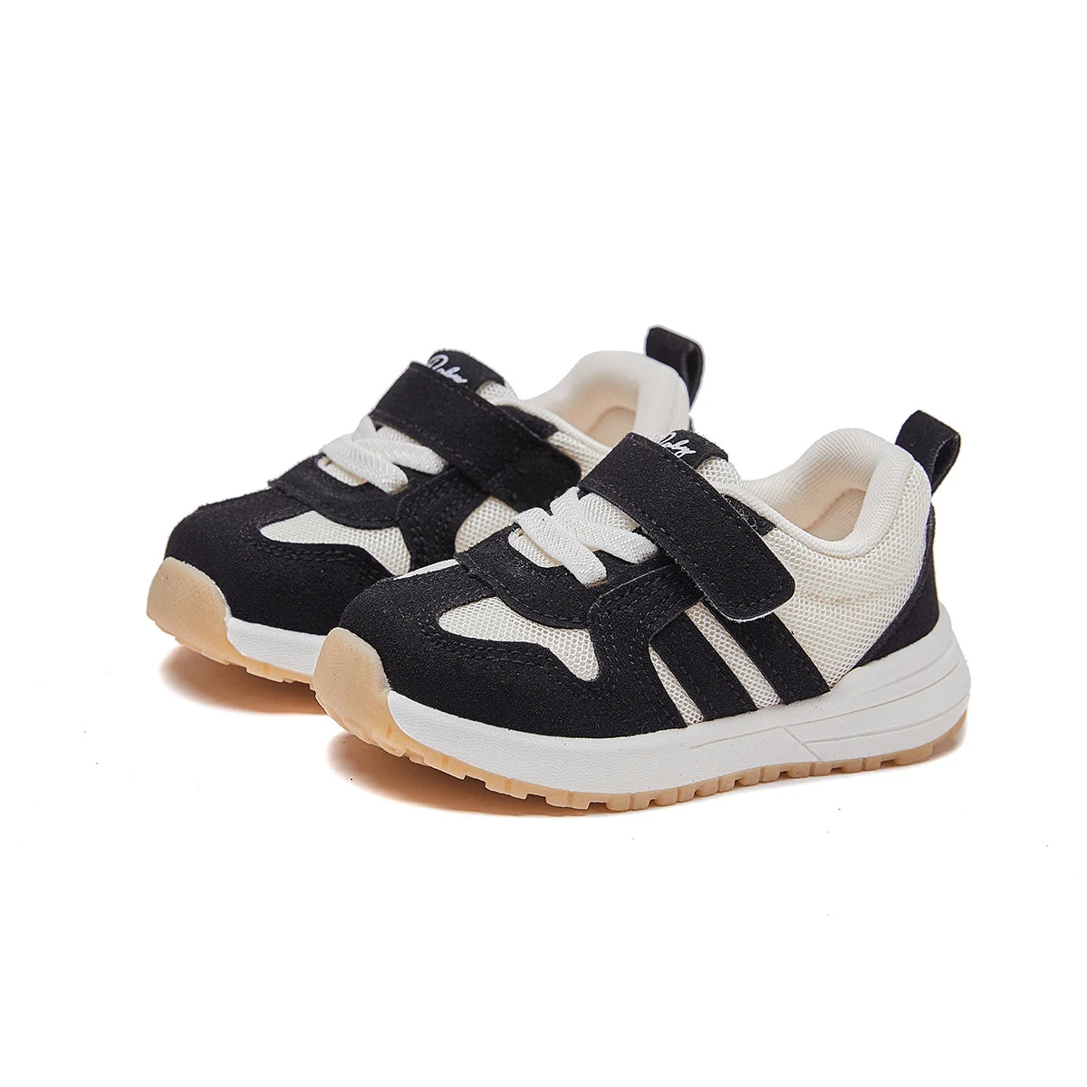 Bebê meninos meninas moda tênis casuais respirável antiderrapante sapatos de caminhada confortáveis