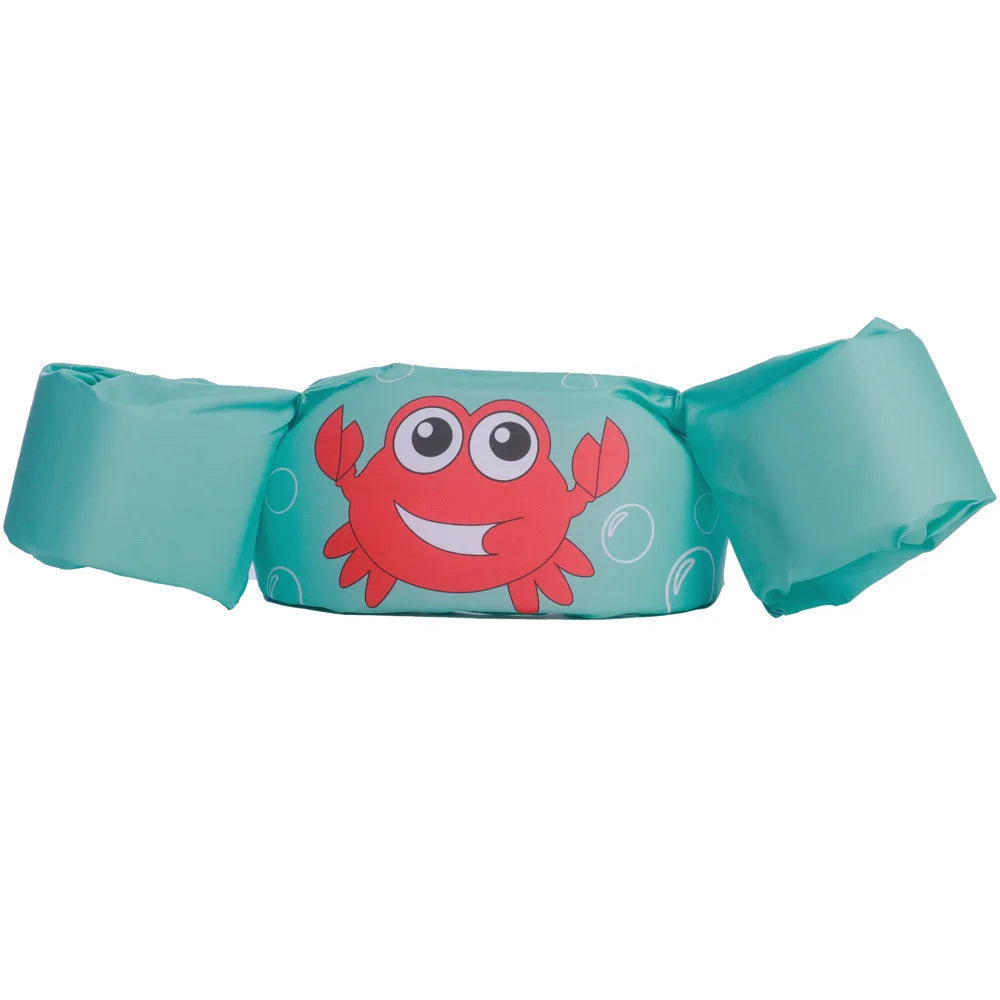 Bebê flutuador braço manga anel flutuante colete de flutuabilidade segura criança equipamentos de natação braçadeiras natação espuma piscina brinquedos colete salva-vidas