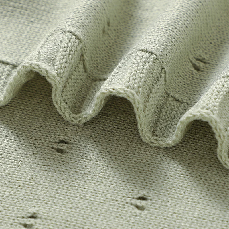 Bebê recém-nascido cobertor de malha sólida infantil carrinho swaddling envoltório super macio xadrez saco de dormir quente menino menina cama colcha 90*70cm